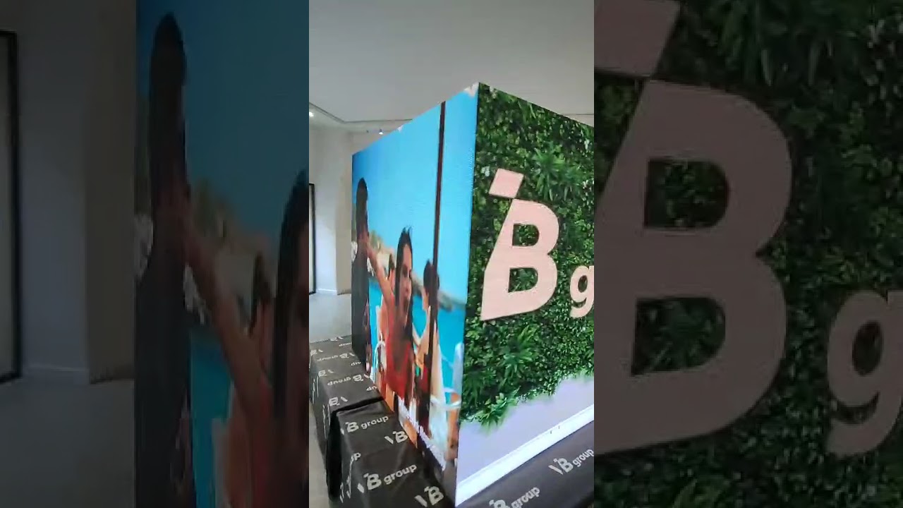 Rental led screen cube in Barcelona, Madrid and all Spain