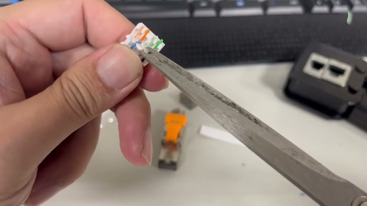Cat  6 免工具組裝水晶頭 示範影片