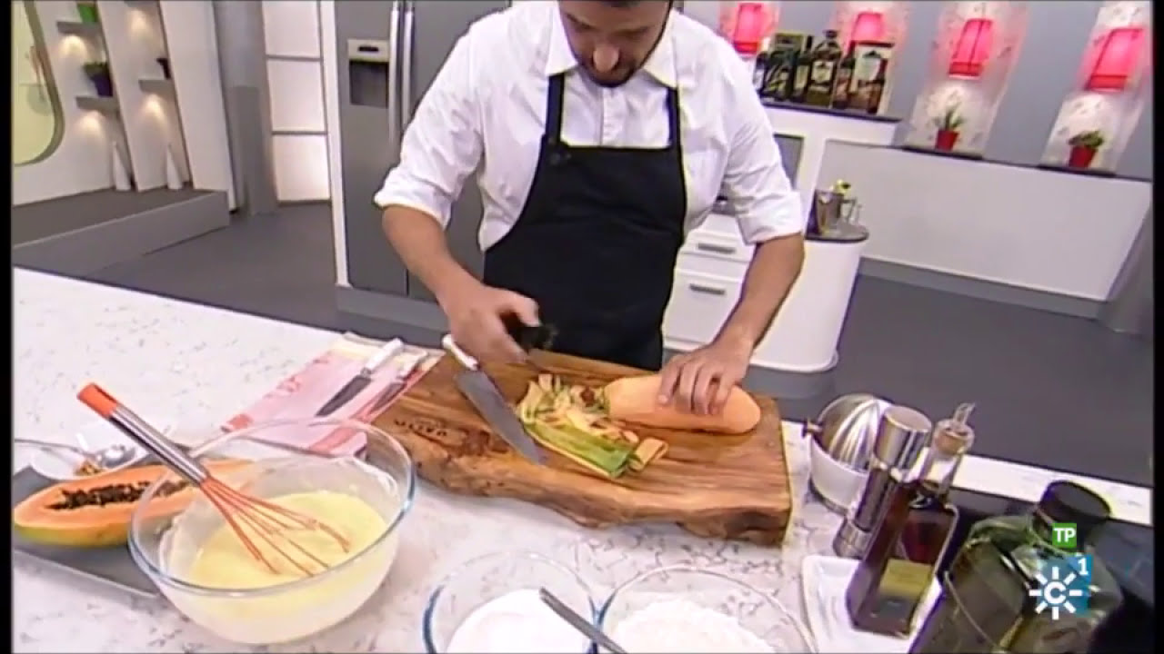Bizcocho de Papaya Biosabor por el Chef Enrique Sánchez de Cómetelo Canal Sur