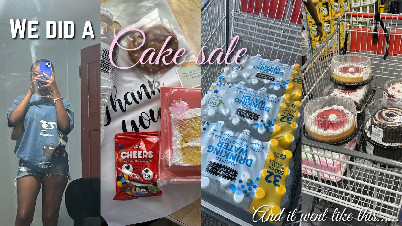 We did a CAKE SALE🍰 and it went like this………..