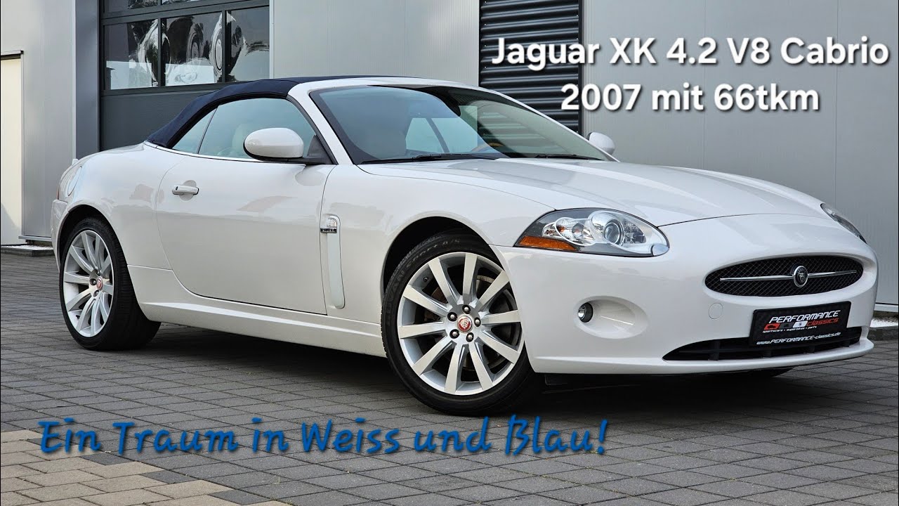Jaguar XK 4.2 V8 Cabrio, 2007, 66.000km, 1. Hand mit voller Historie und einer tollen Ausstattung!
