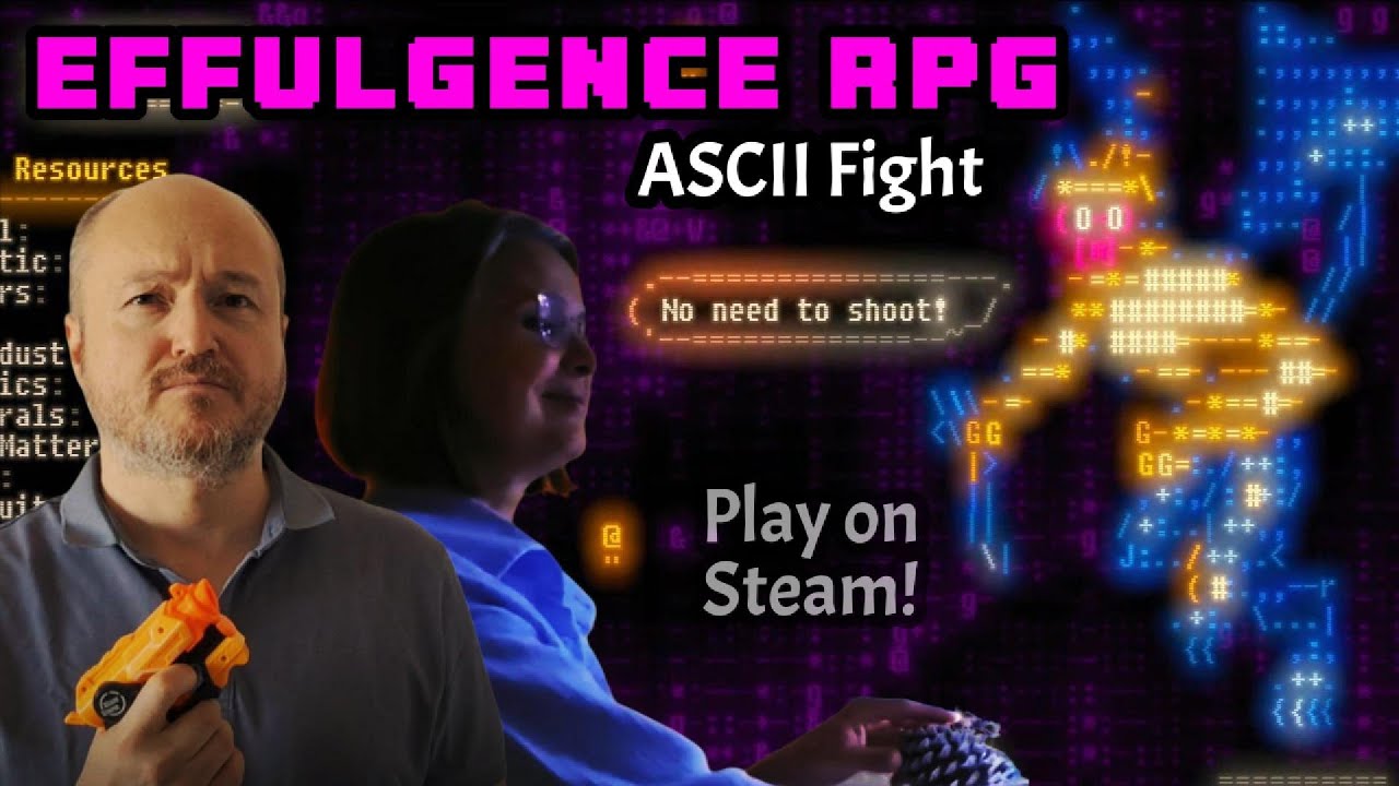 Effulgence RPG - Now in Early Access on Steam / Made by Me & My Wife vs ASCII / Official-ish Trailer