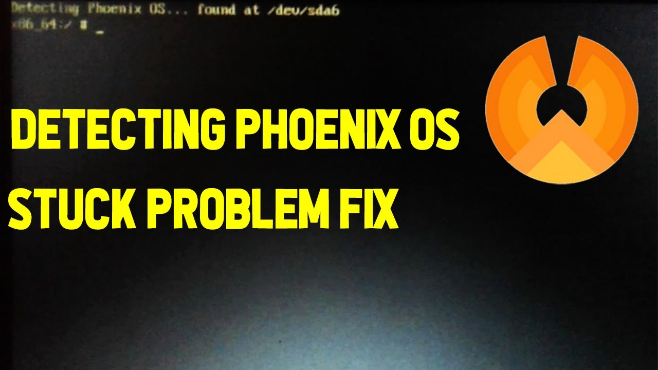 Как исправить проблему зависания загрузки Phoenix OS