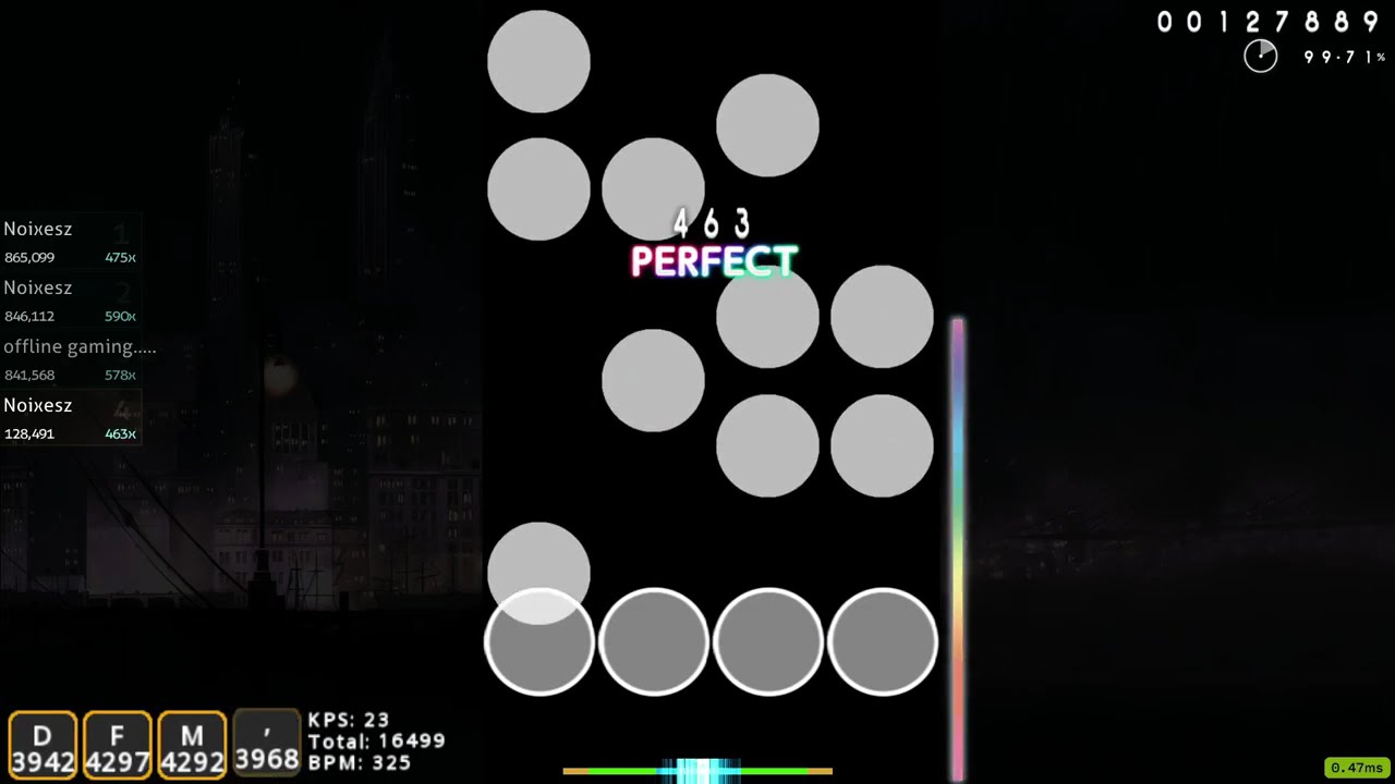 osu!mania - Silentroom - Rainshower 98.45% - 5.18*
