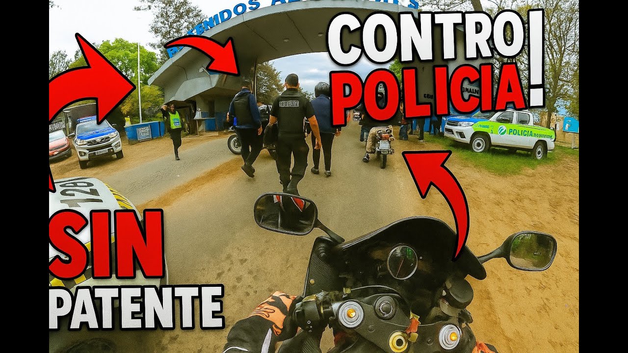 VOY SIN PATENTE AL CONTROL😱💀/LE QUITAN LA MOTO😢/PAISAJE DEL DIQUE😍/SALUDO A SUBSCRIPTORES🔥