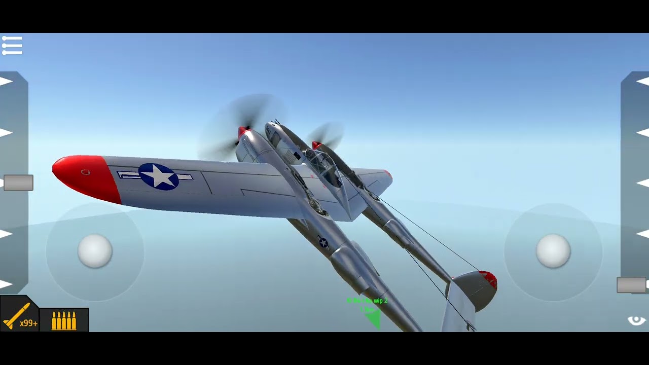 Simpleplanes: BNZ tactic with P-38