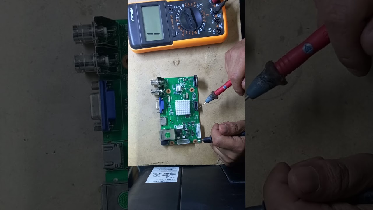 dvr electrotech 4CH 5 Mega No Display,  Resolder Coil power supply , Fixed model MC6630