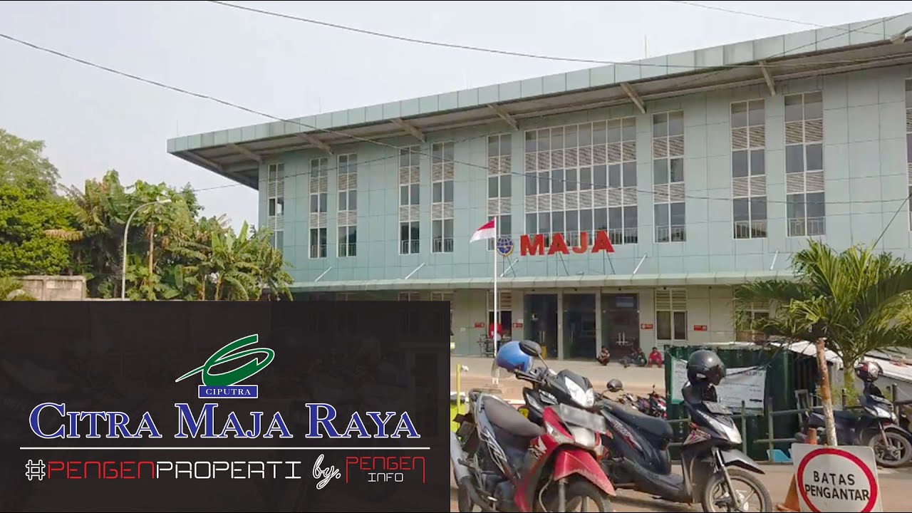 Stasiun Maja Menuju Gerbang Citra Maja Raya 2 & Cluster Terdekat - MotoVlog