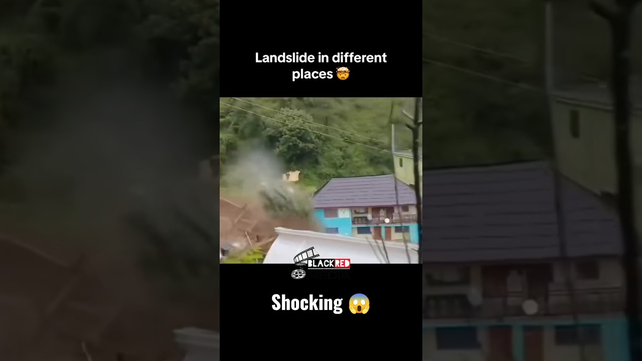 One Tree Fell&hellip; Then the Entire Hillside Collapsed! 😱🌳⛰️🏠 #Shorts