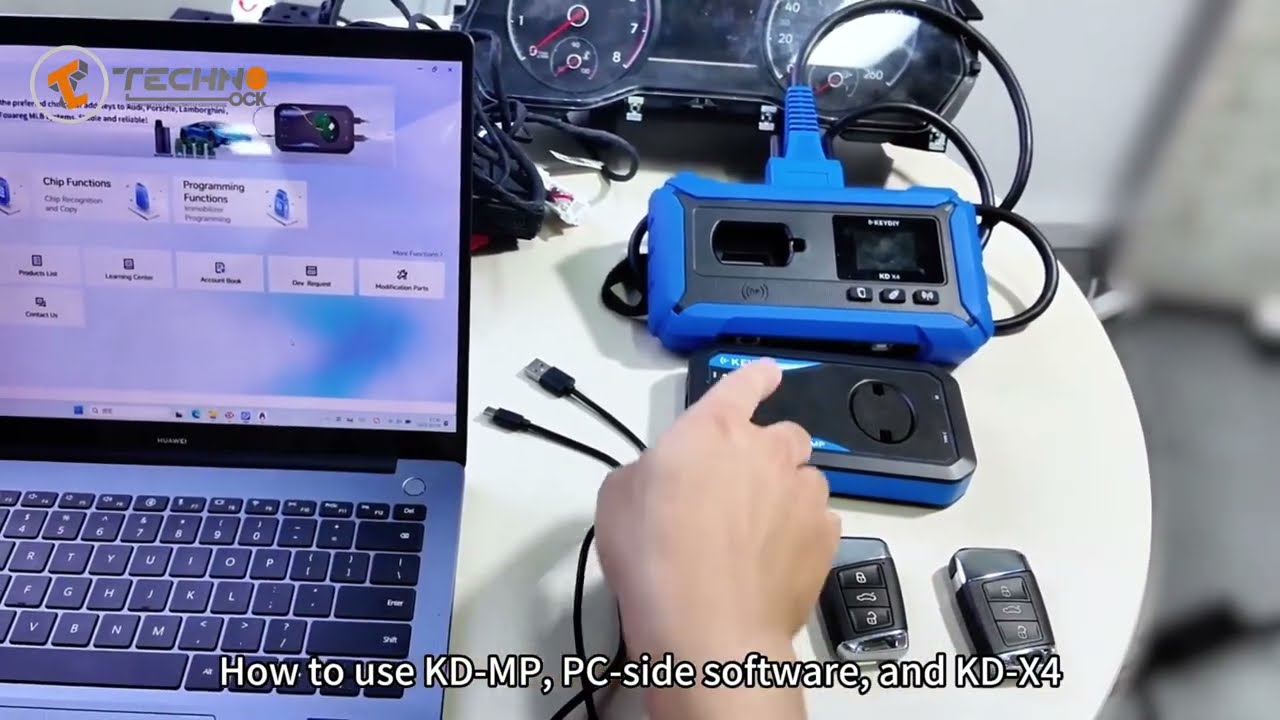 How to Add VW MQB48 Smart Key with Keydiy KD-MP Tool and KD-X4- OBDII365