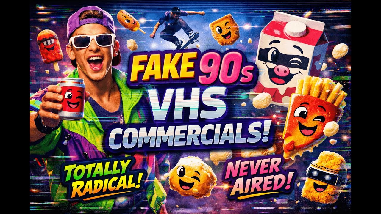90s VHS Commercials That Never Existed | Fake Retro American Ads Compilation (1991–1994) | AI Ads