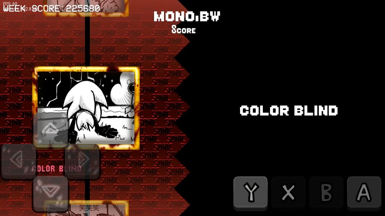 Fnf restoration of Sonic.exe leaked build android/pc optimization color blind gameplay