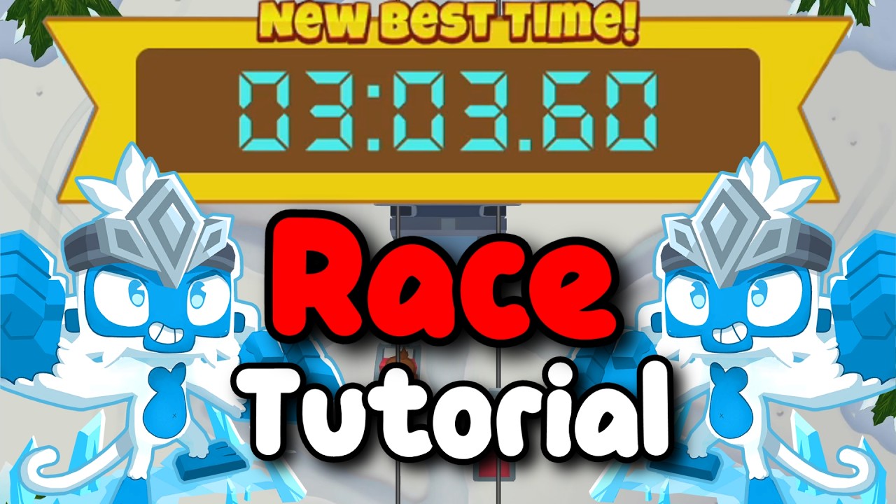 BTD6 Race Tutorial / guide | Slippery Slopes