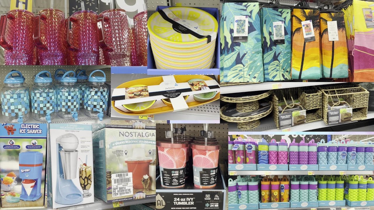 WALMART SUMMER  DINING DECOR SHOP WITH ME |OUTDOOR PATIO DECOR |SUMMER  DECOR SHOPPING