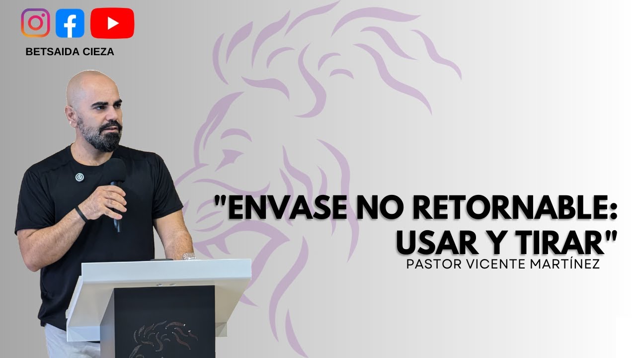 Envase No Retornable: Usar y Tirar - Pastor Vicente Martínez