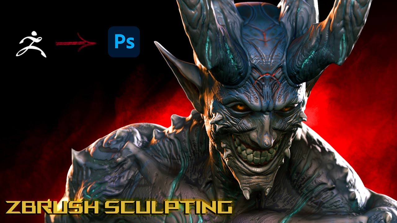 Sculpting Demon | Zbrush Timelapse | Concept Art