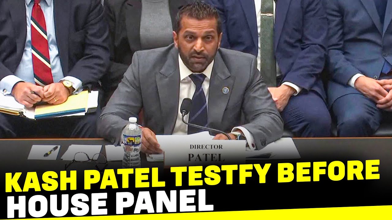After fiery Senate hearing FBI Director Kash Patel testifies before House panel |Charlie Kirk |Trump
