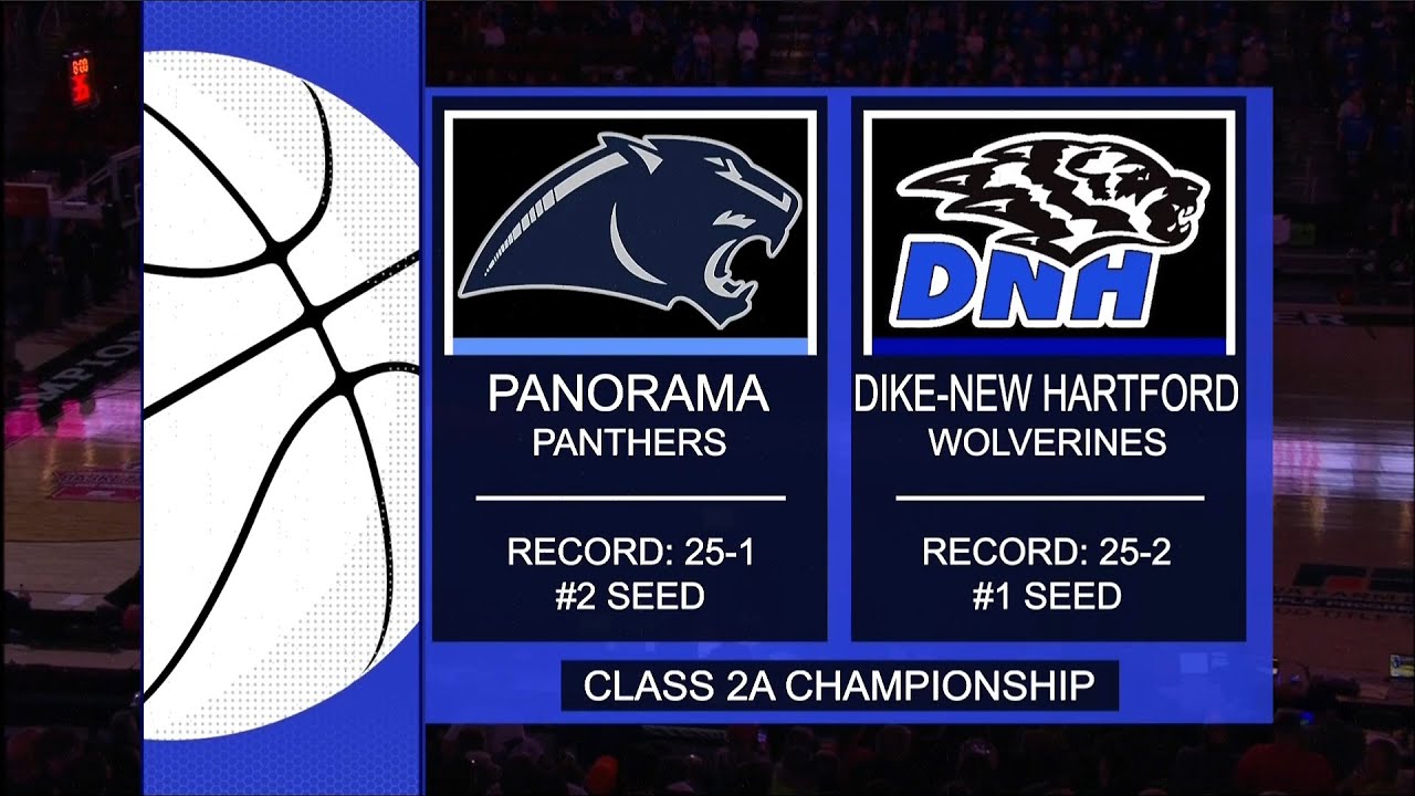 Class 2A - Dike-New Hartford Wolverines vs. Panorama Panthers