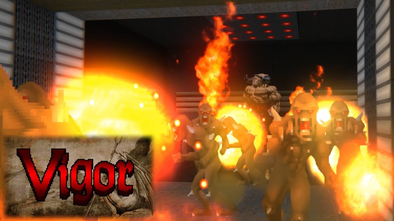 DOOM II with Project Brutality [Vigor] Level 05 Vamos
