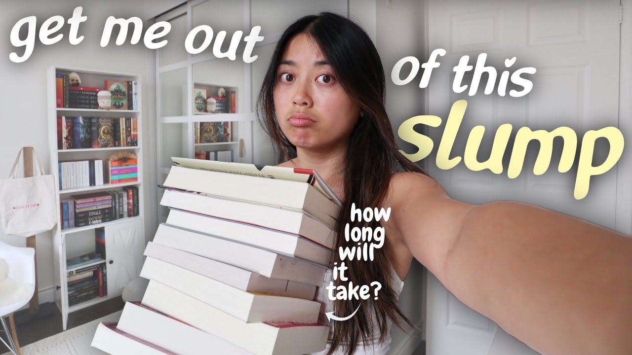 this video ends when I'm out of my READING SLUMP 📚😣