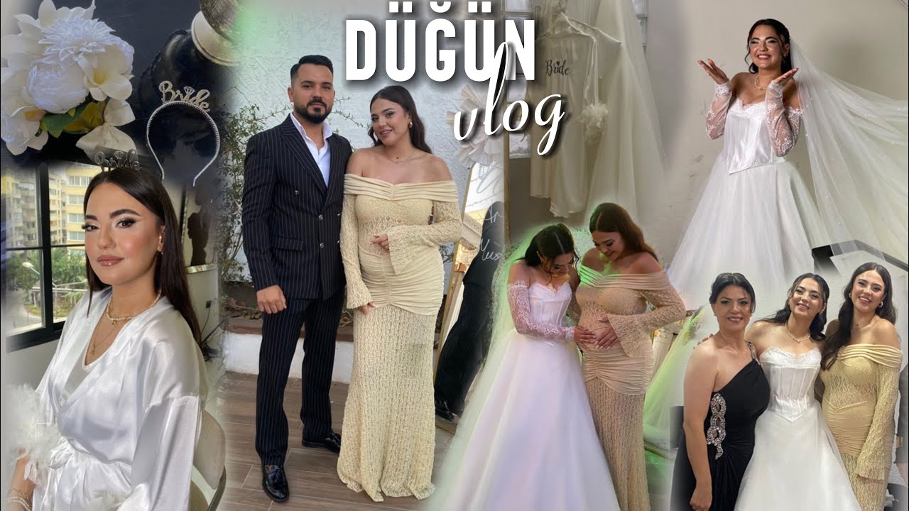 DÜĞÜN ! I KIZ KARDEŞİM EVLENİYOORR🤍✨🪩👰🏻‍♀️TÜM GÜN BENİMLESİNİZ #wedding #vlog 