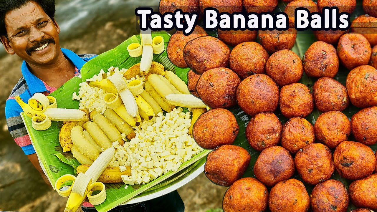 பழுத்து இருக்கா வாழைப்பழம் ? இதை செய்யுங்க முதல்ல | BANANA BALLS | Tasty Kids Healthy Evening Snacks