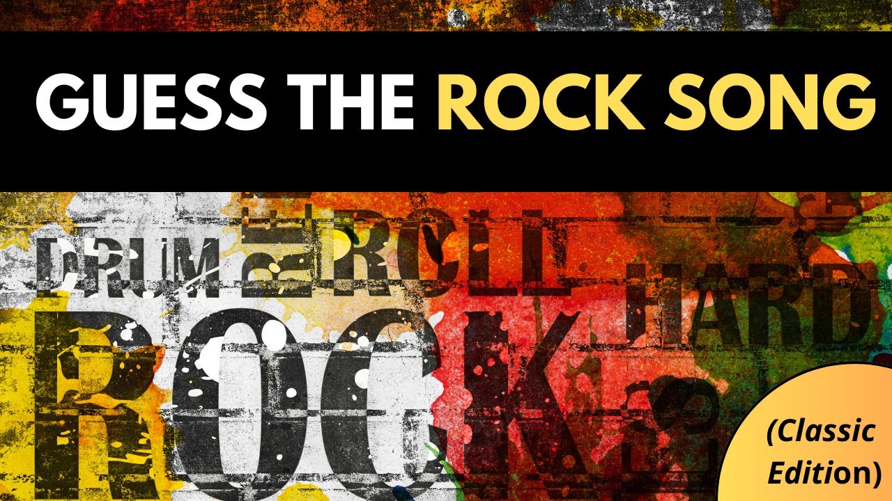 Guess the ROCK SONG 🎸🤘 |Trivia/Quiz/Challenge