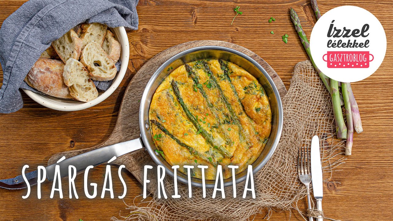🥚 Spárgás frittata ⦁ Ízzel-lélekkel gasztroblog