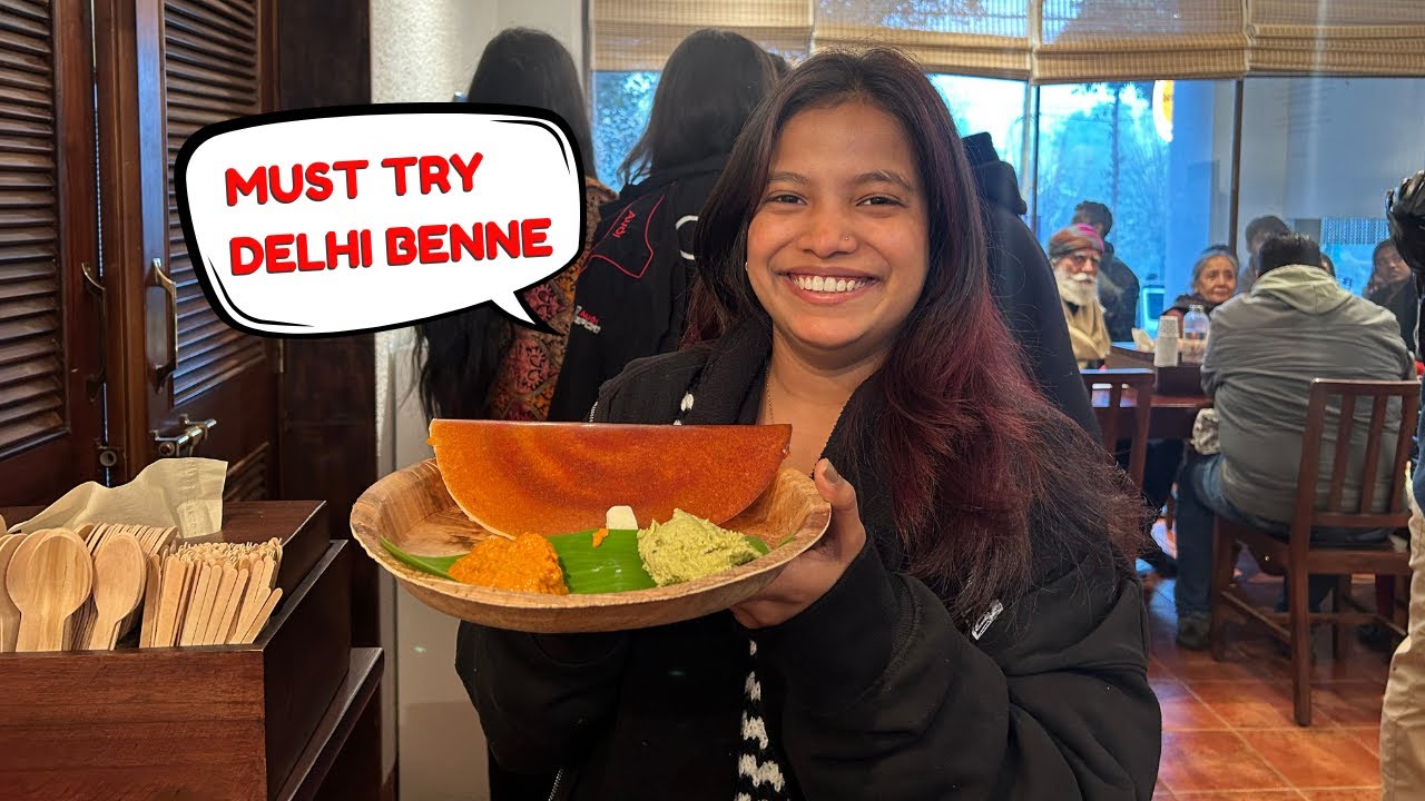 Authentic Benne Dosa Experience in Delhi❤️| Benne Heritage Bangalore | Mangalore Bun & Filter Coffee