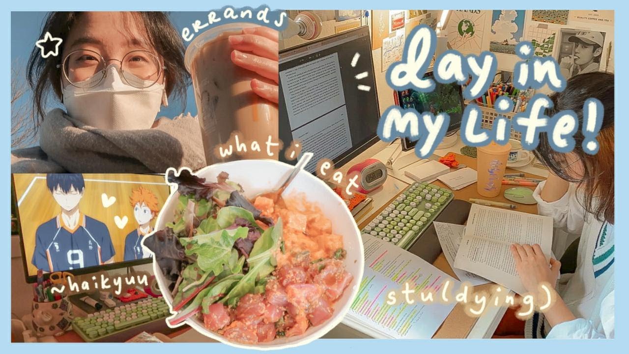 день из моей жизни🍵📚изучаю 4 промежуточных экзамена, что я ем, + работаю над арт-проектами🎨