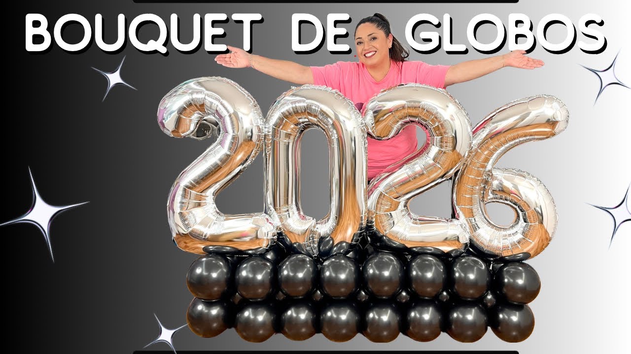 Bouquet de Globos para año nuevo 🎈 New year balloon bouquet!