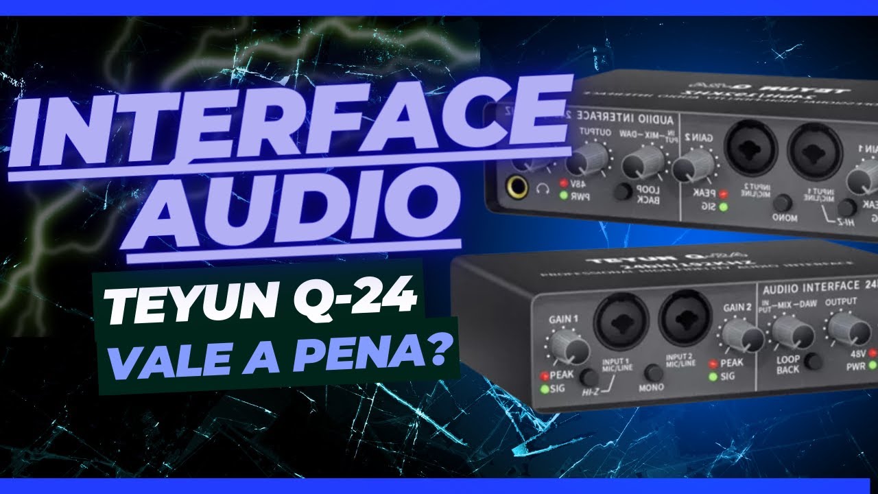 Interface de Áudio Teyun Q24 || Primeiras impressões || Teste em Pc e Celular