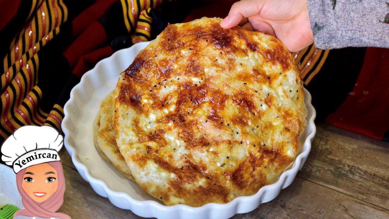 Layered Bread With Cheese/ Malawah  | خبز الملوح اليمني بحشوة الجبن حاجة روعة