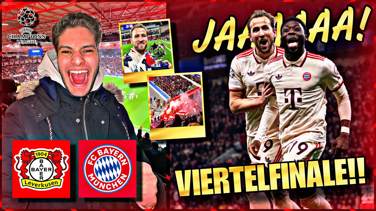 WOW! BAYERN DEMÜTIGT LEVERKUSEN! 🔥🤯 |  Bayer Leverkusen vs. FC Bayern 0:2 - UCL Stadionvlog | MIDO