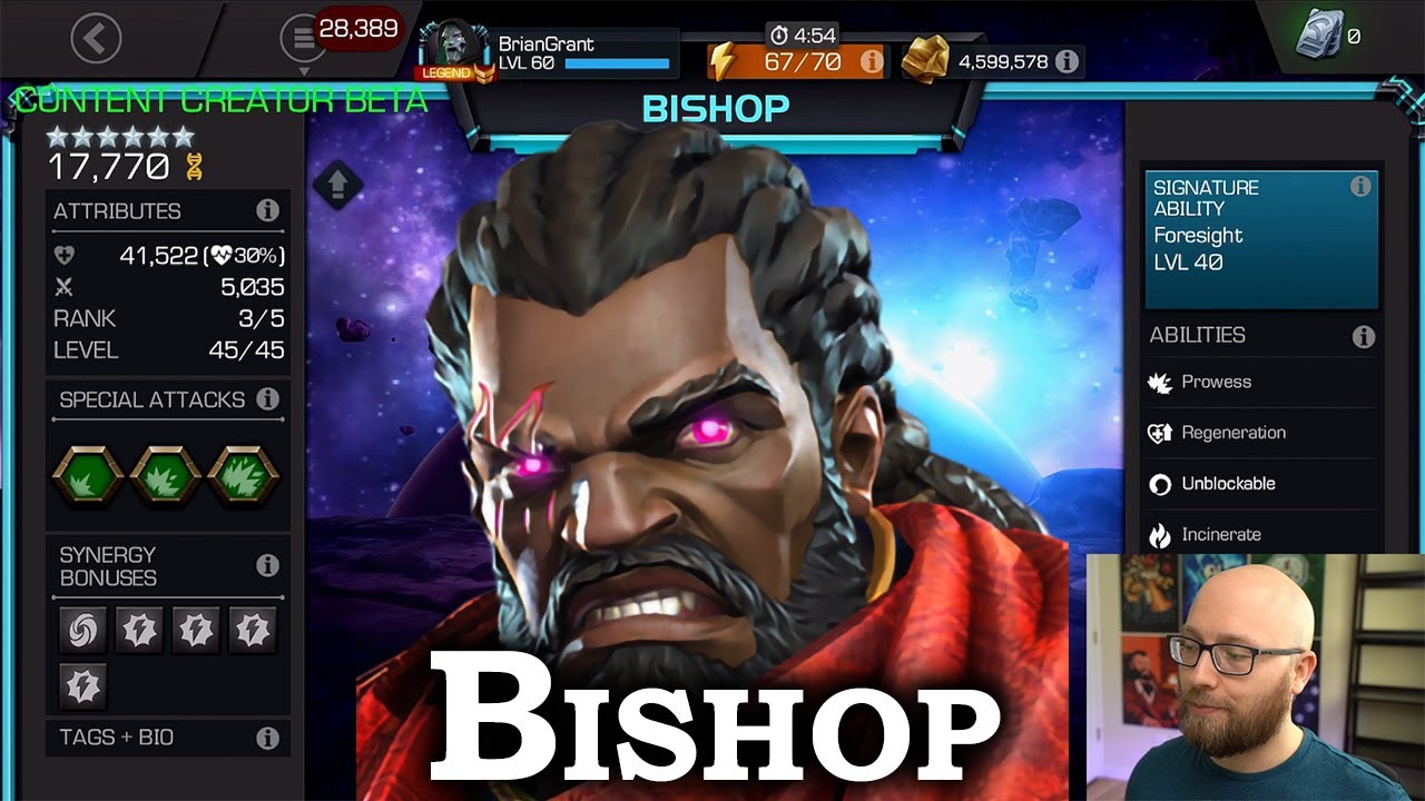 New Bishop - Contemplating Rank 3 | Marvel Contest of Champions