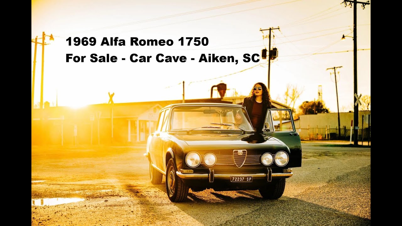 1969 Alfa Romeo 1750 Berlina Four Door Notchback Saloon Twin Cam Moss Green For Sale Car Cave