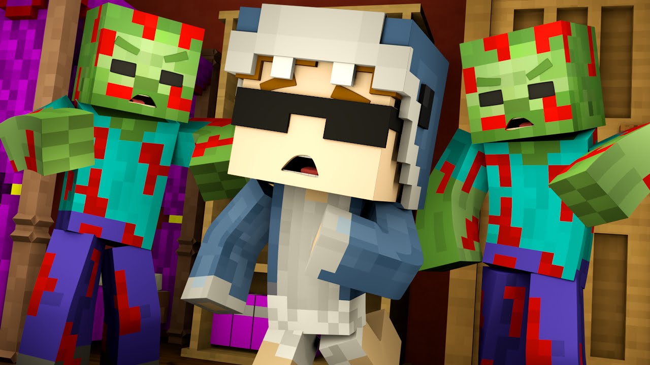 Minecraft Daycare - ZOMBIE KISS!