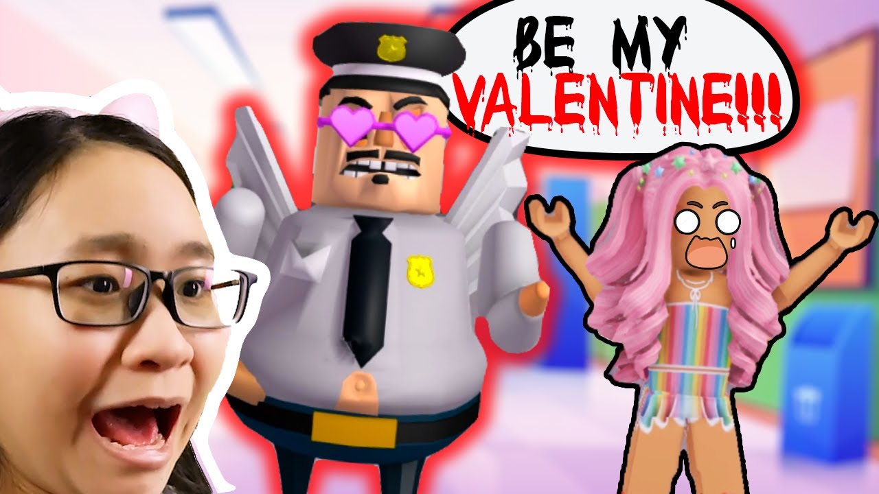 ROBLOX-  Gary School Escape!!! - Gary Want Me to be his VALENTINE???