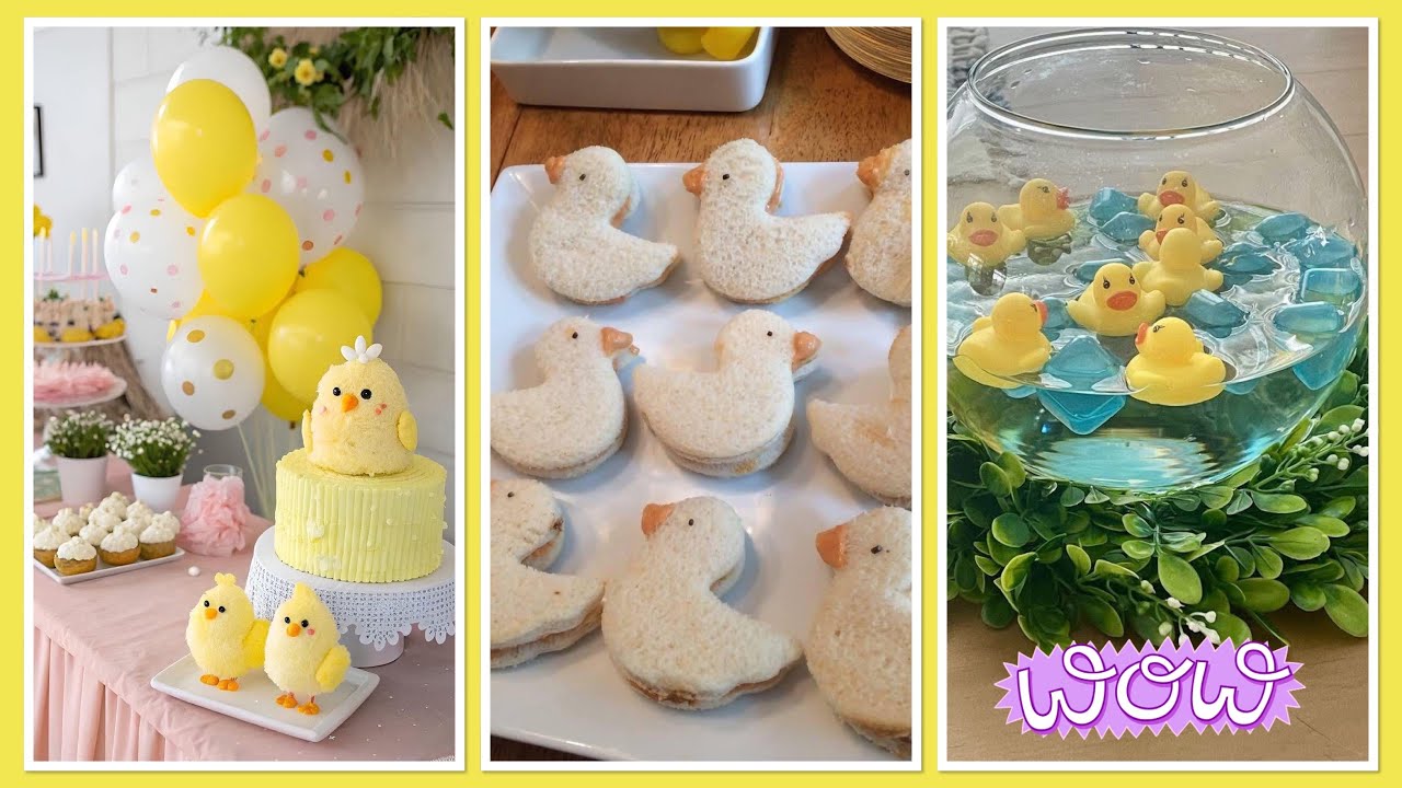 Fiesta con la decoración patitos 🐥 ideas 💡 