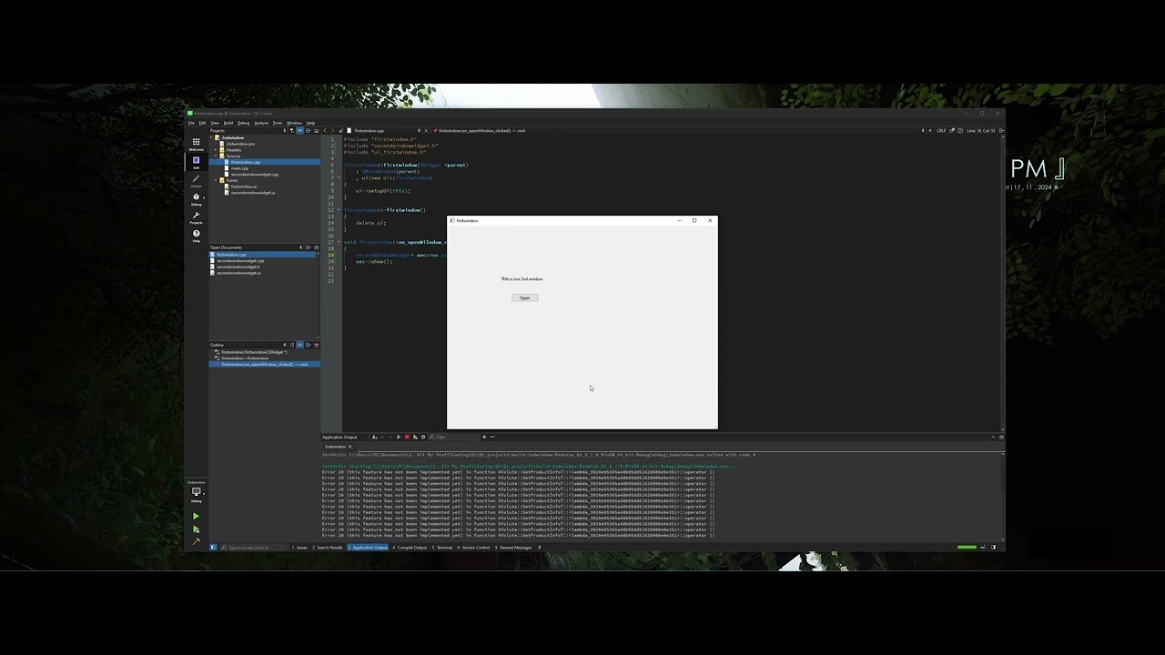 Qt Tips & Tricks Tutorial 1 - Launching multiple windows