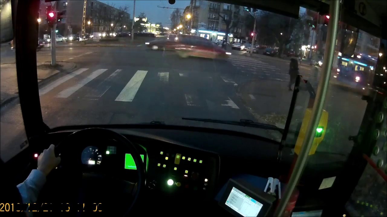82-es Trolibusz. BKV. Solaris-Škoda Trollino18. (Cockpit View) Budapest.  2016.