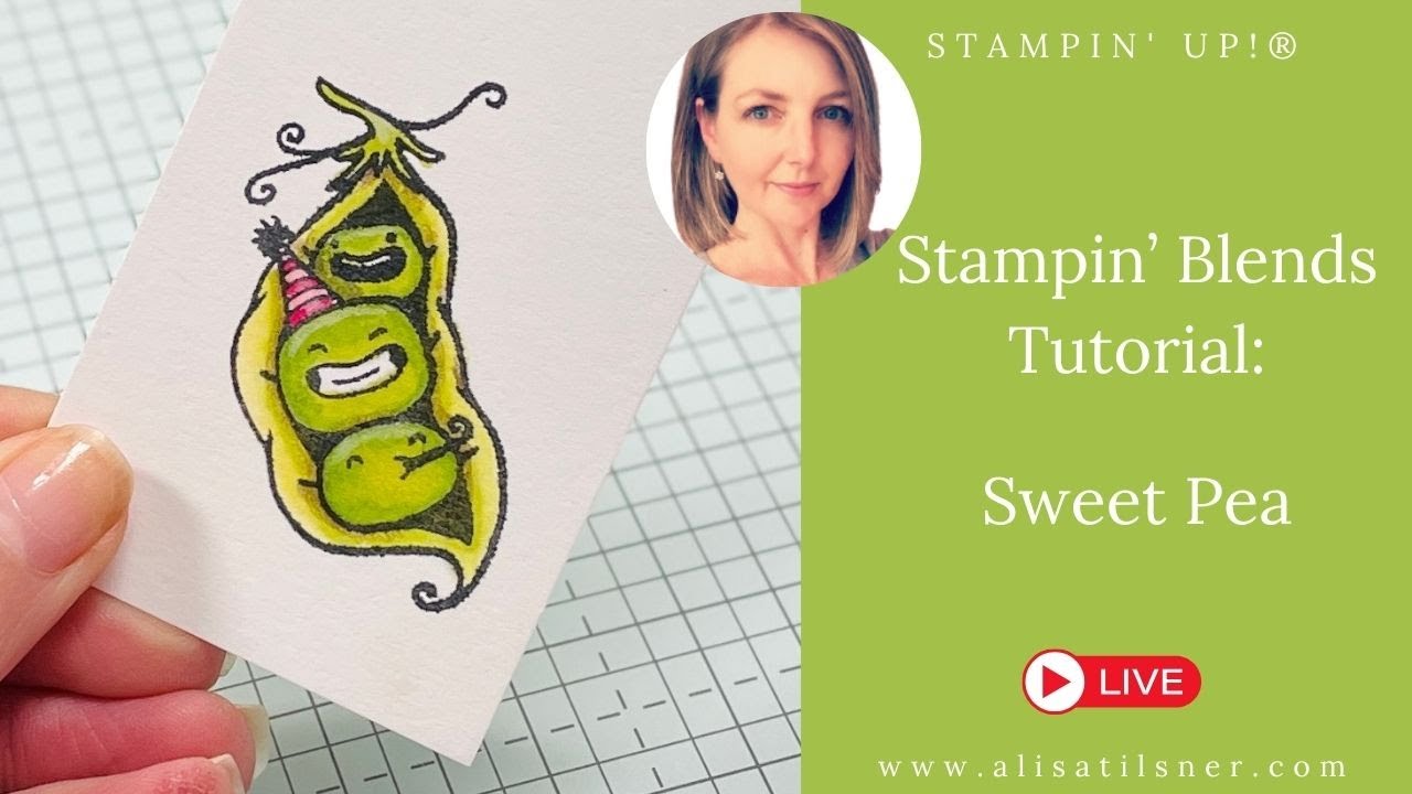Stampin' Blends Tutorial - Sweet Pea Stamp Set
