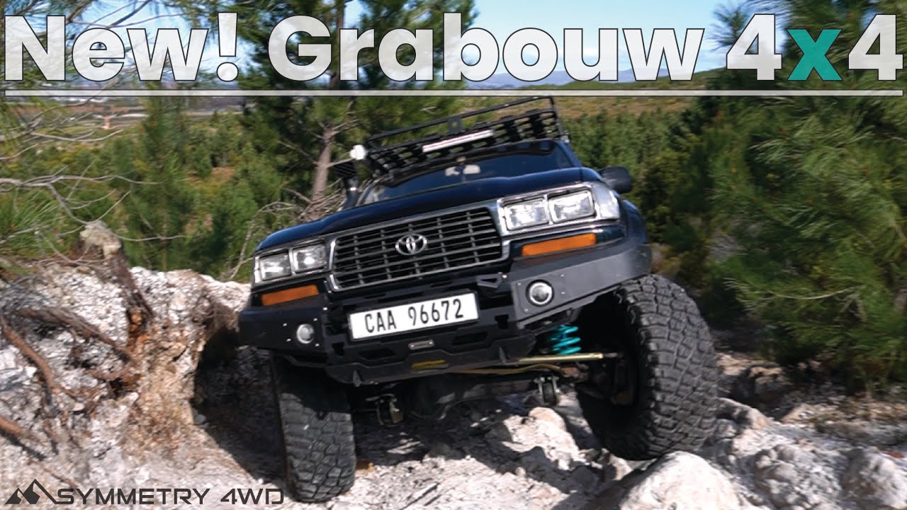 Grabouw 4x4 Trails has CHANGED! Black Extreme Route: Washed out, ruts, rocks, LandCruiser 80 Series
