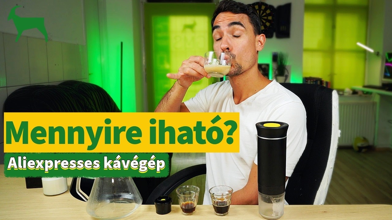 Kipróbáltam a legolcsóbb kávéfőzőt! Ilyen is van az Aliexpressen!