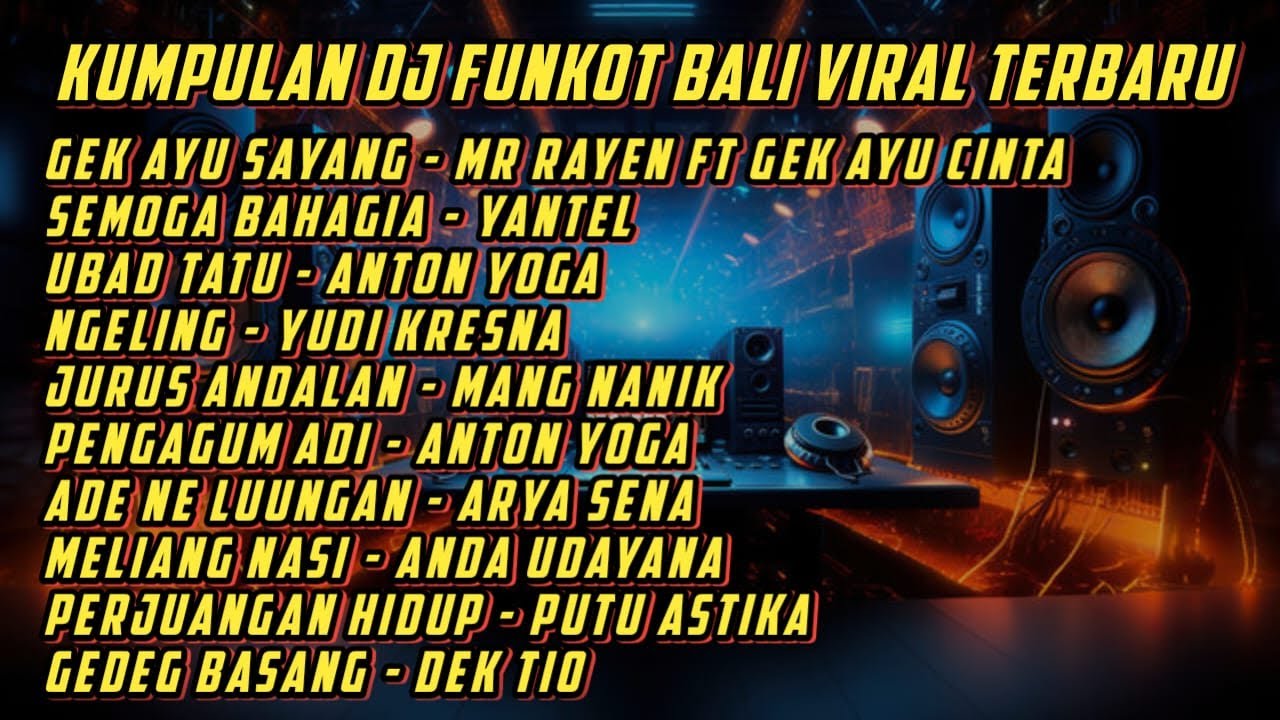 DJ LAGU BALI FUNKOT FULL ALBUM TERBARU VIRAL FYP TIKTOK VOL.5 | DJ SUDI RMX