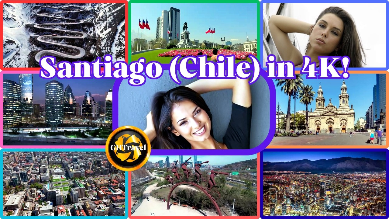 The best aerial views of Santiago (Chile) in 4K!