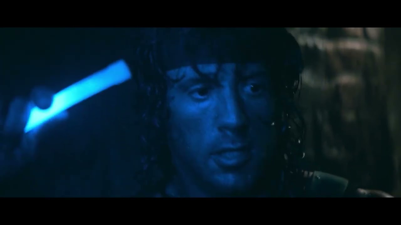 Rambo III Assault on Russian Base Backwards