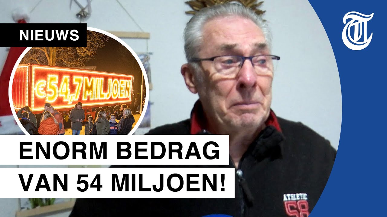 Man in tranen na loterijwinst: 'Woon hier pas net!’