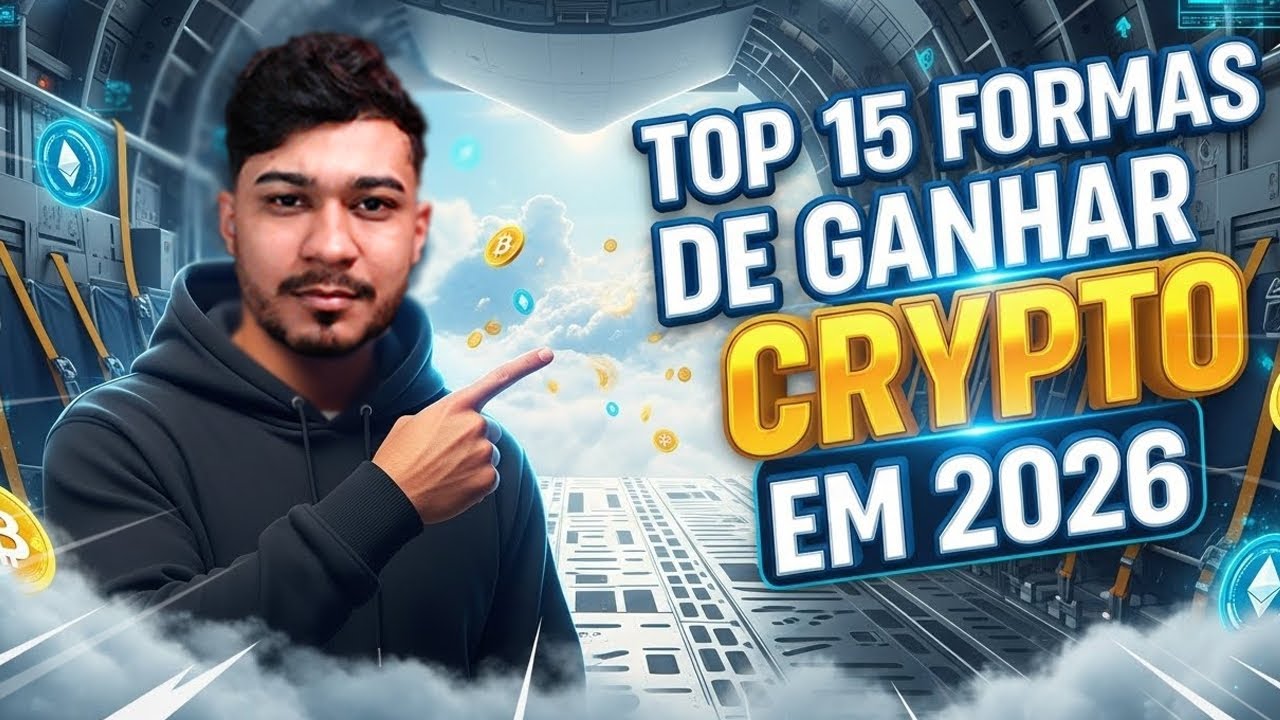 TOP 15 FORMAS de GANHAR CRYPTO em 2026