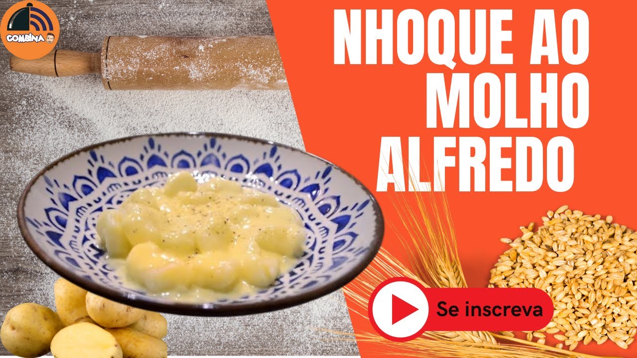 Nhoque de Batata ao molho Alfredo
